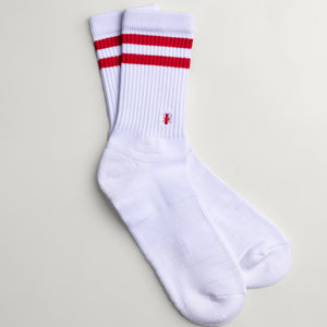 NEW REBOUND CREW - WHITE/ RED