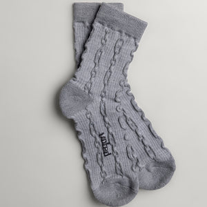 ASHEN MERINO ANKLE - GREY - M