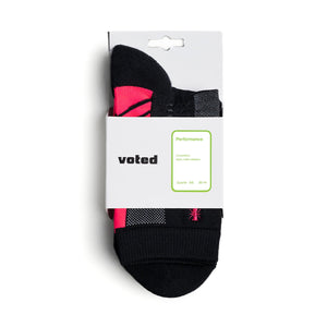 BOLT QUARTER - BLACK / PINK - M